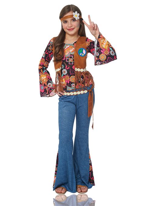 hippie costume girl|girls size 8 hippie clothes.